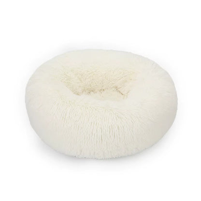 Donut Dog Bed Plush Basket Pets Accessories round Pet Small Fluffy Medium Cushion Sofa Washable Warm Large Dogs Beds Mat Puppy