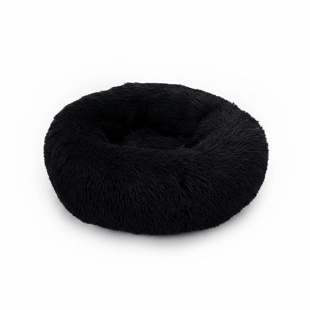 Donut Dog Bed Plush Basket Pets Accessories round Pet Small Fluffy Medium Cushion Sofa Washable Warm Large Dogs Beds Mat Puppy