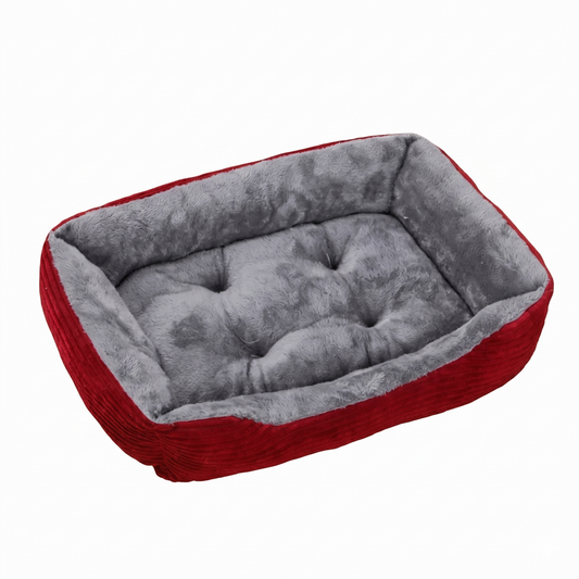 Square Plush Dog Bed